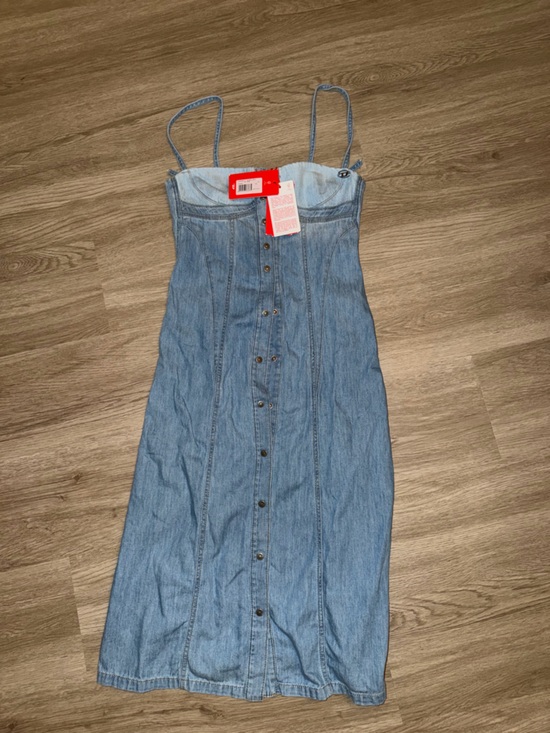 Diesel Dresses & Skirts - Diesel denim midi dress size XS